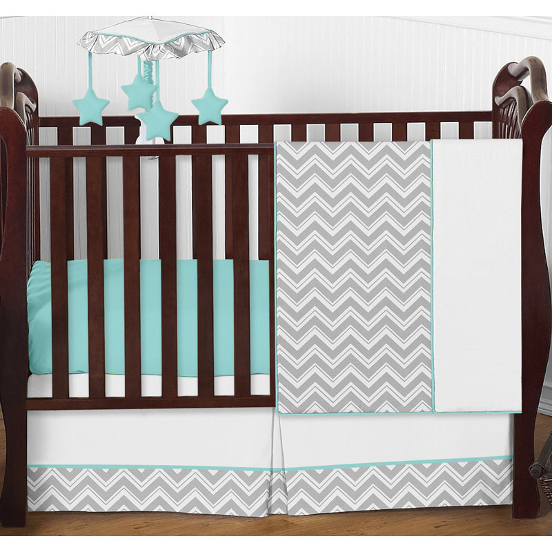 Sweet Jojo Designs Zig Zag 4 Piece Crib Bedding Set & Reviews Wayfair